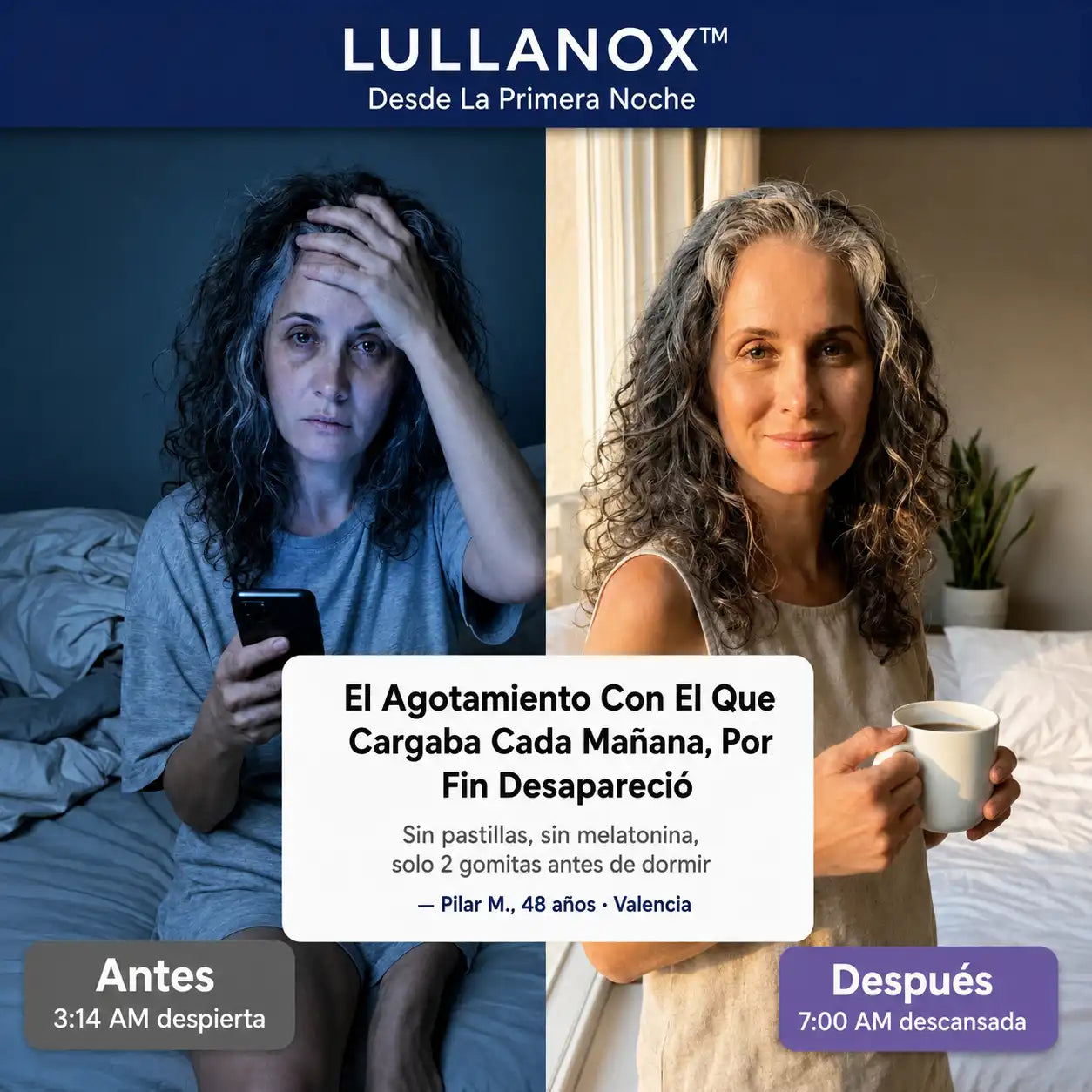Lullanox™ - Deja de Despertarte a las 3 de la Mañana Desde la Primera Noche