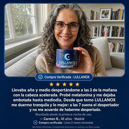 Lullanox™ - Deja de Despertarte a las 3 de la Mañana Desde la Primera Noche